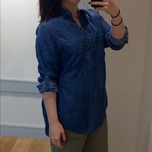 LOU & GREY DENIM TUNIC TOP!